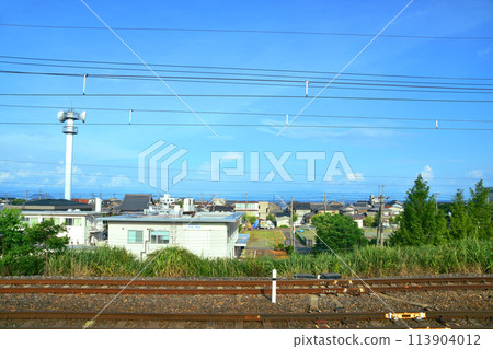 從湖西線車窗看到的景色(2022 年夏季) 從湖西線車窗看到的景色(2022 年夏季) 113904012