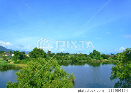 Scenery from the train window on the Kosei Line (Summer 2022) 113904134