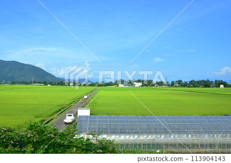 Scenery from the train window on the Kosei Line (Summer 2022) 113904143