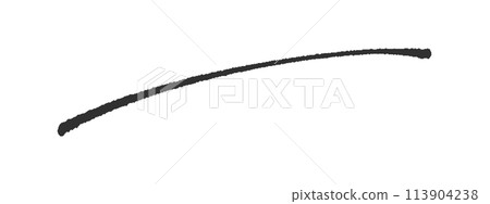 手寫黑線-一條粗略繪製的下劃線-簡單時尚的設計材料 113904238