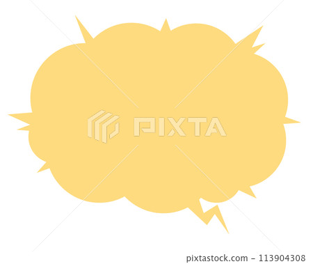 Spiky speech bubble 1 Spiky speech bubble 1 113904308