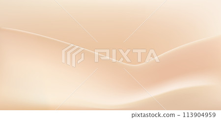 Elegant abstract sublte beige gradient. Ecru and beige colors. Simple soft background. Vector Texture 113904959