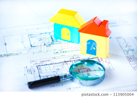 House miniature and blueprints House miniature and blueprints 113905004