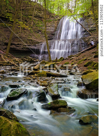 Sherman Waterfalls in Hamilton, Canada. Sherman Waterfalls in Hamilton, Canada. 113905602