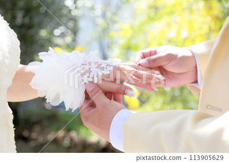 婚紗照、外景換戒指場景、婚紗照 婚紗照、外景換戒指場景、婚紗照 113905629