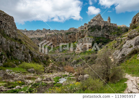 Church of Saint Peter 'Caveoso' in historic downtown Matera, Italy Church of Saint Peter 'Caveoso' in historic downtown Matera, Italy 113905957