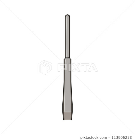 construction brick chisel cartoon vector illustration 113906258