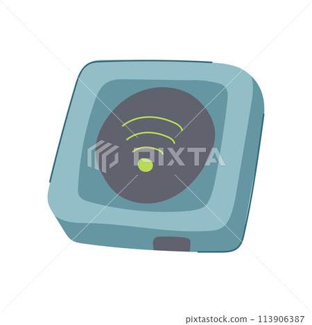 compact travel router cartoon vector illustration 113906387