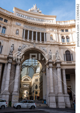 Gallery Umberto I in Naples, built in the Art Nouveau design, Italy Gallery Umberto I in Naples, built in the Art Nouveau design, Italy 113906462