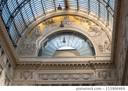 Gallery Umberto I in Naples, built in the Art Nouveau design, Italy Gallery Umberto I in Naples, built in the Art Nouveau design, Italy 113906469
