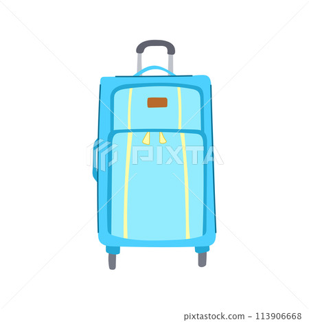 on suitcase cartoon vector illustration on suitcase cartoon vector illustration 113906668