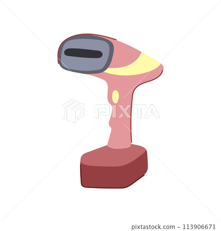 wrinkle steamer portable cartoon vector illustration 113906671