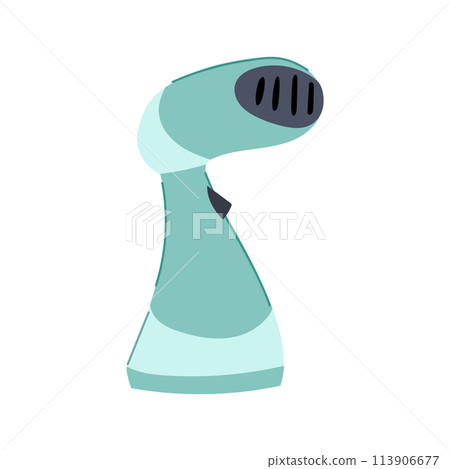 handheld steamer portable cartoon vector illustration 113906677