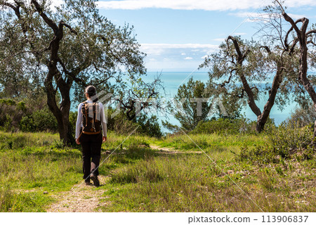 Hiking the famous Nature Trail Mergoli Vignanotica, Gargano Peninsula 113906837