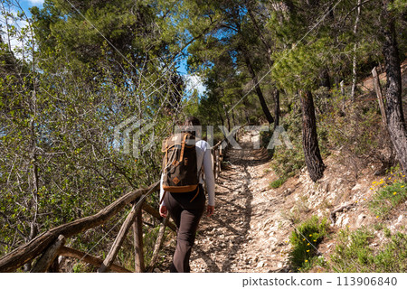 Hiking the famous Nature Trail Mergoli Vignanotica, Gargano Peninsula 113906840