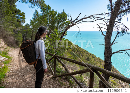 Hiking the famous Nature Trail Mergoli Vignanotica, Gargano Peninsula 113906841
