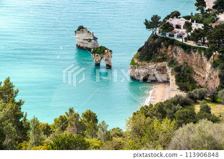 Hiking the famous Nature Trail Mergoli Vignanotica, Gargano Peninsula Hiking the famous Nature Trail Mergoli Vignanotica, Gargano Peninsula 113906848