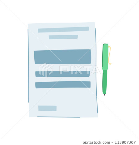 cash financial statement cartoon vector illustration cash financial statement cartoon vector illustration 113907307