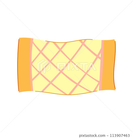 surf beach towel cartoon vector illustration surf beach towel cartoon vector illustration 113907463