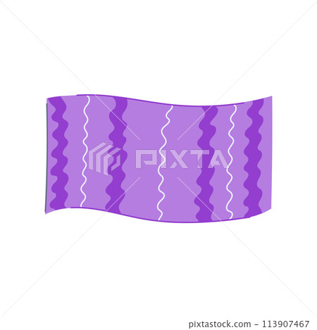 relaxation beach towel cartoon vector illustration relaxation beach towel cartoon vector illustration 113907467