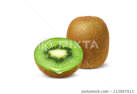 Kiwi illustration realistic 113907813