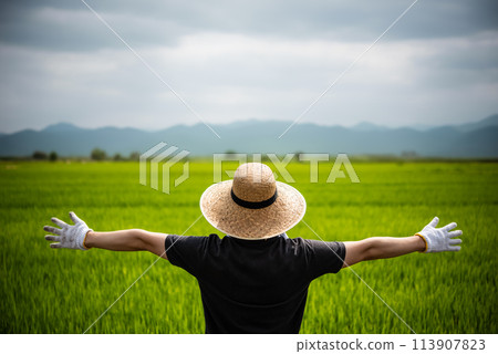 農民與農村農業肖像 113907823