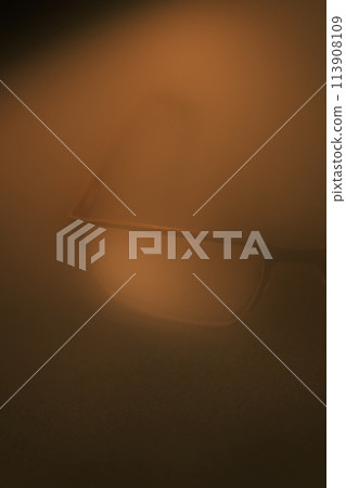 Blured image of misted glasses on misted camera in winter after you go inside warm room 113908109