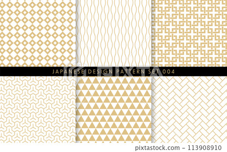 Japanese pattern set Japanese pattern set 113908910
