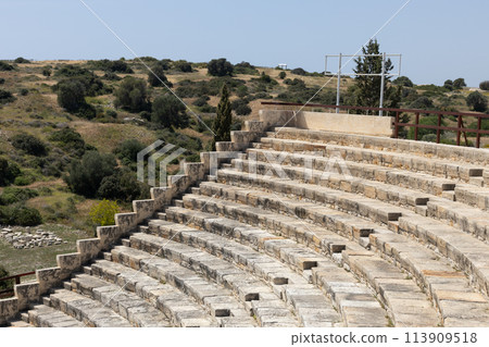Kourion Amphitheater Overlooking the Sea 113909518