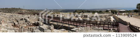 Panoramic View of Kourion Ruins in Cyprus 113909524
