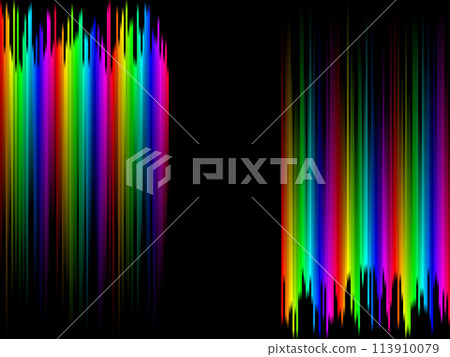 Rainbow stripes gradient with squares mosaic pattern, black background, vector graphic wallpaper or leaflet Rainbow stripes gradient with squares mosaic pattern, black background, vector graphic wallpaper or leaflet 113910079