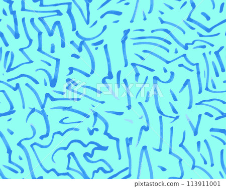 Abstract seamless pattern with hand drawn brush strokes. Vector illustration Abstract seamless pattern with hand drawn brush strokes. Vector illustration 113911001