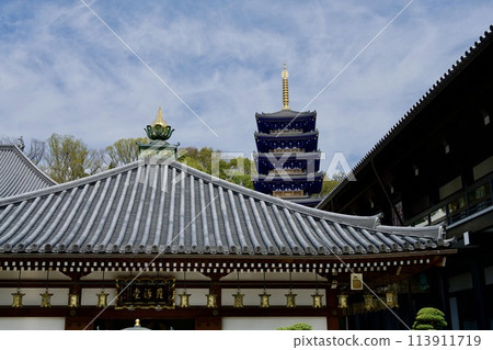 寶塚市中山寺的五層寶塔 寶塚市中山寺的五層寶塔 113911719