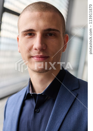 Young Successful Business Entrepreneur in Modern Conference Setting 113911870