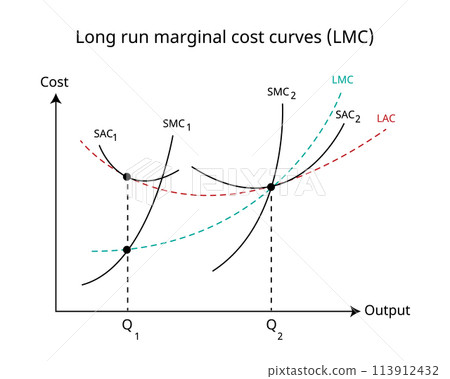 Long run marginal cost is defined at the additional cost of producing an extra unit of the output in the long run in economics 113912432
