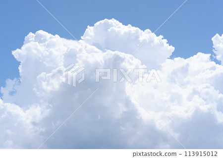 blue sky with cloud. natural background with copy space. blue sky with cloud. natural background with copy space. 113915012