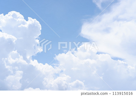 blue sky with cloud. natural background with copy space. blue sky with cloud. natural background with copy space. 113915016