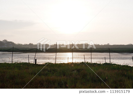 landscape with sea and beach 113915179