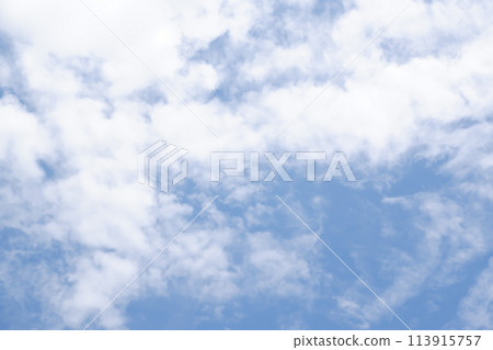 beautiful panorama of sky and clouds 113915757