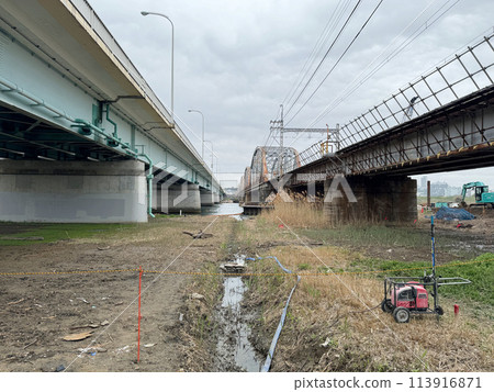 Keisei Main Line Arakawa Bridge Replacement Work 2024 Keisei Main Line Arakawa Bridge Replacement Work 2024 113916871
