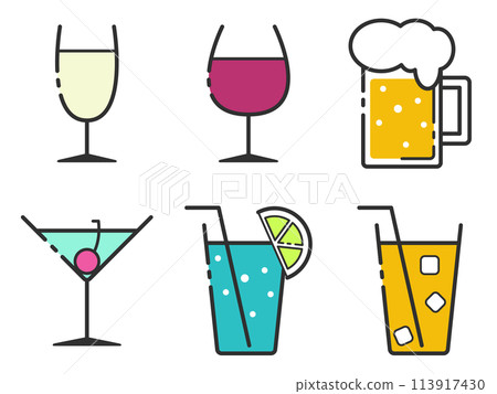 Drink Icon 01 - Color Drink Icon 01 - Color 113917430