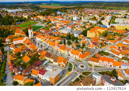 cityscape of Czech town Blatna cityscape of Czech town Blatna 113917614