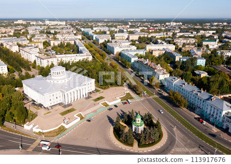 Aerial photo of Russian city Dzerzhinsk 113917676