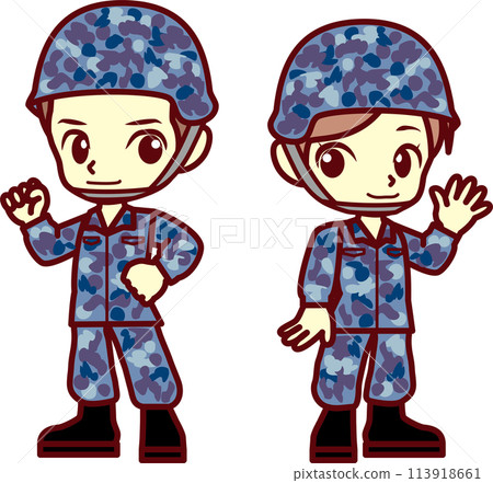 海上迷彩服 113918661