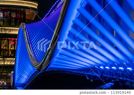 Illuminated Reimeikobashi Bridge 113919140