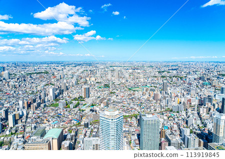 [Tokyo] Cityscape seen from the observation deck of the Sunshine 60 Building 113919845
