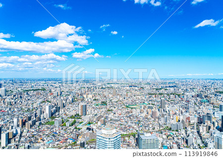 [Tokyo] Cityscape seen from the observation deck of the Sunshine 60 Building 113919846