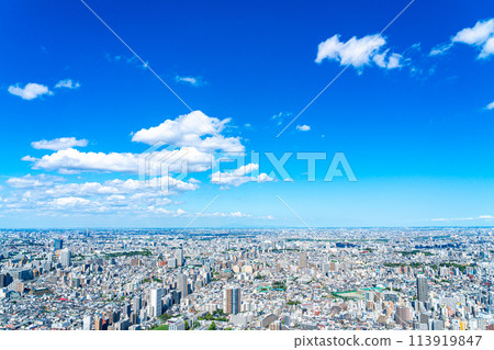[Tokyo] Cityscape seen from the observation deck of the Sunshine 60 Building 113919847