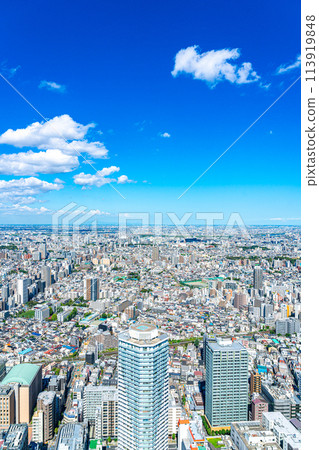 [Tokyo] Cityscape seen from the observation deck of the Sunshine 60 Building 113919848