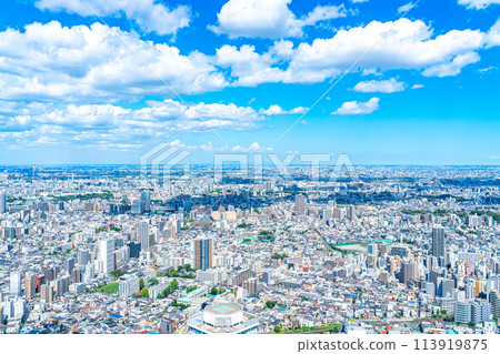 [Tokyo] Cityscape seen from the observation deck of the Sunshine 60 Building 113919875